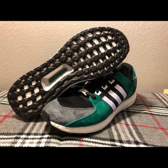 Adidas eqt support ultra boost green black sz13 - Picture 4 of 8